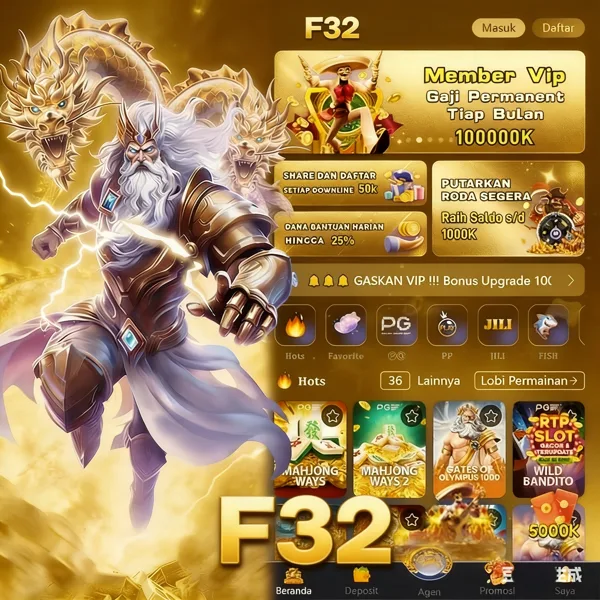 F32 Bonus Member Baru 100%